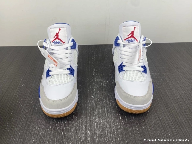 Official Maikesneakers SB Jordan 4 DR5415-140 Retro Blue Pine 0713